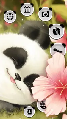 Cute Baby Panda Theme android App screenshot 4