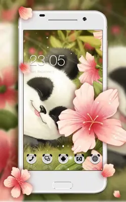 Cute Baby Panda Theme android App screenshot 6